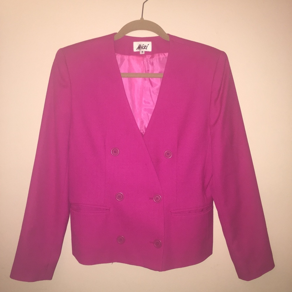 🎀 Micki Hot Pink Blazer 🌺